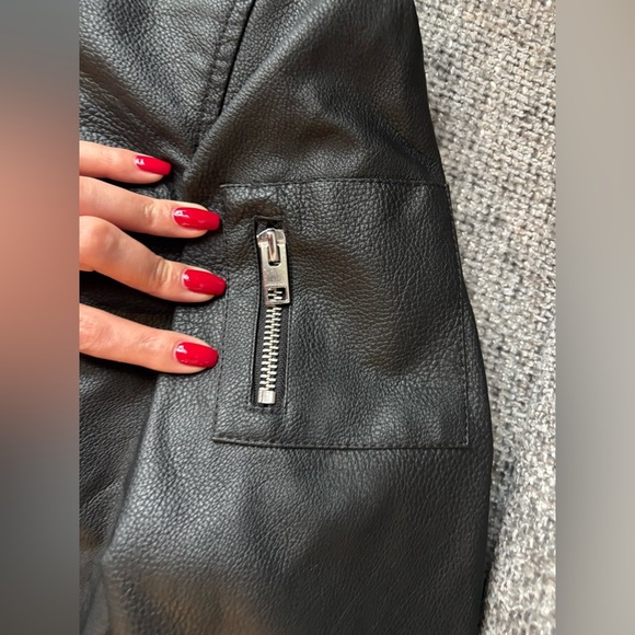 Brand New Jack & Jones Faux Leather Bomber Jacket – Size Small - Picture 14 of 14